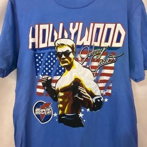 UFC Fighter Johnny "Hollywood" Case Blue T-Shirt Size Medium